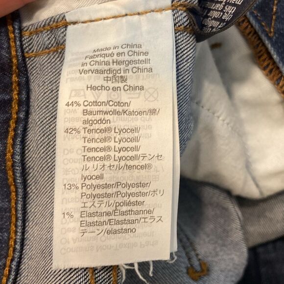 Madewell Dark Wash 10" High Rise Skinny Jeans Size 28 - Picture 9 of 10